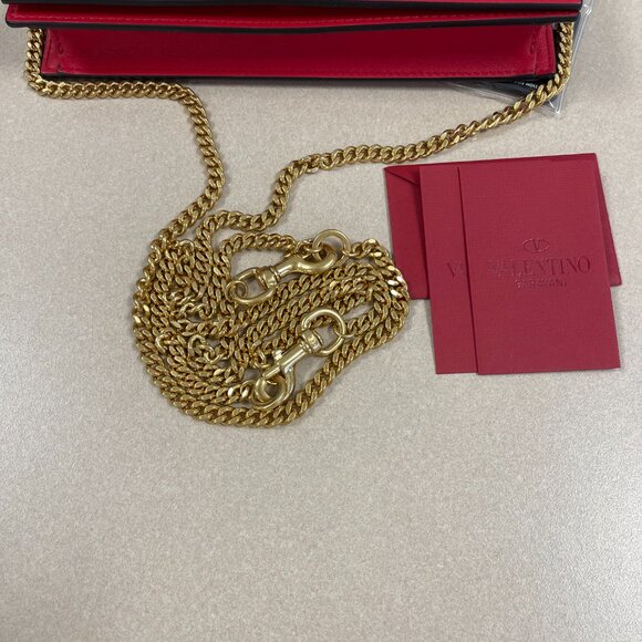 Valentino Garavani Love Lab Dante Paradiso Two Way Bag Red Leather - Preowned - Picture 7 of 13